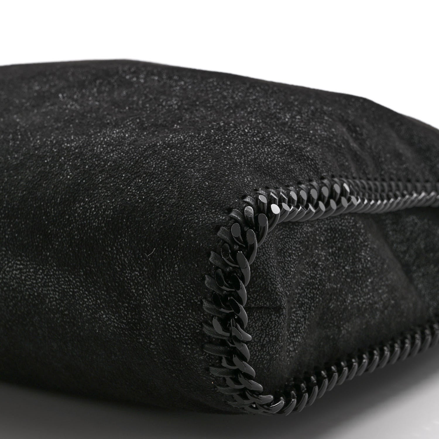 Stella McCartney Shaggy Deer Falabella Fold Over Tote Black 9 of 9