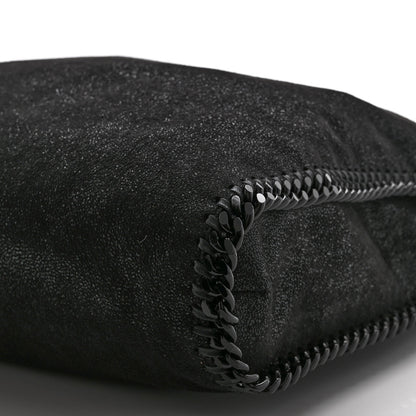 Stella McCartney Shaggy Deer Falabella Fold Over Tote Black 9 of 9