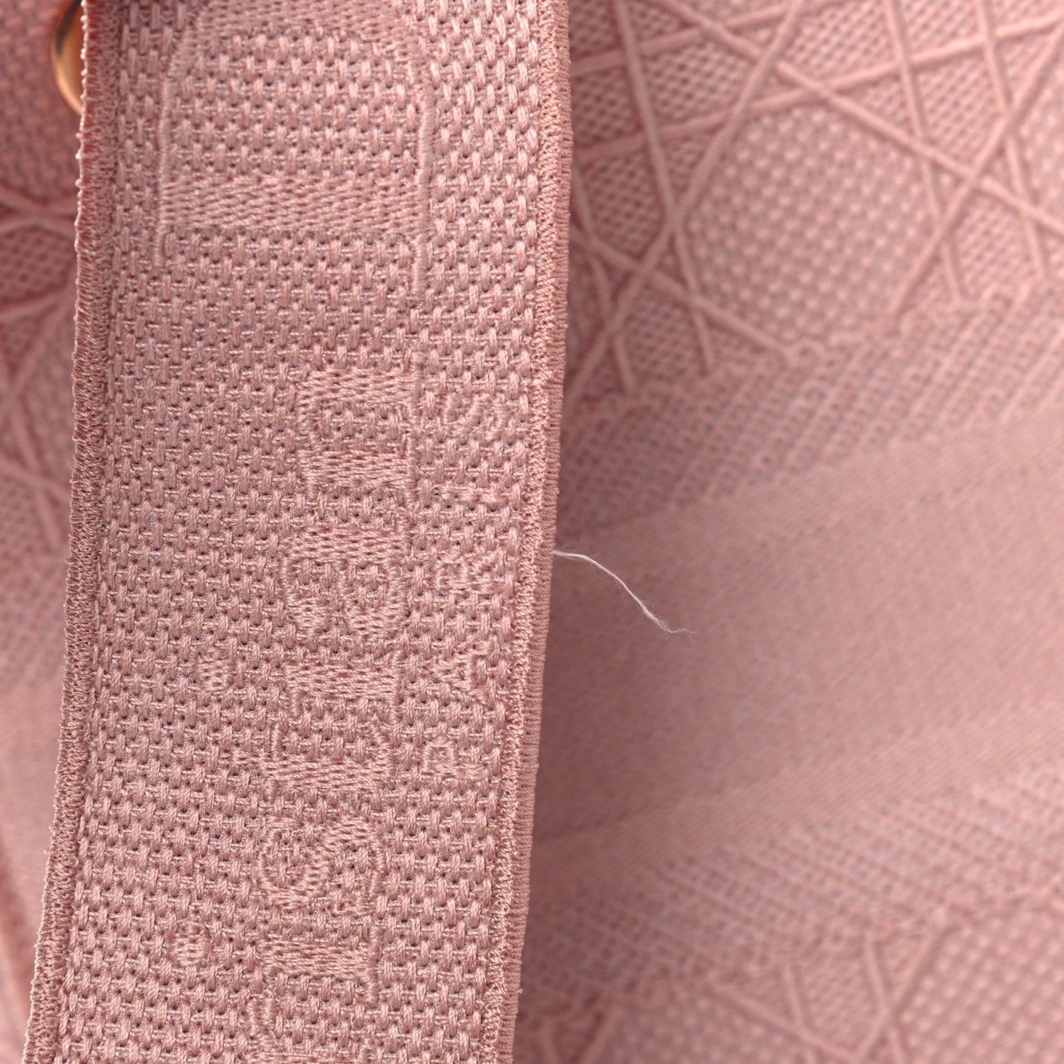 Christian Dior Canvas Embroidered Cannage Medium Lady D-Lite Pink 6 of 6