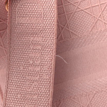 Christian Dior Canvas Embroidered Cannage Medium Lady D-Lite Pink 6 of 6
