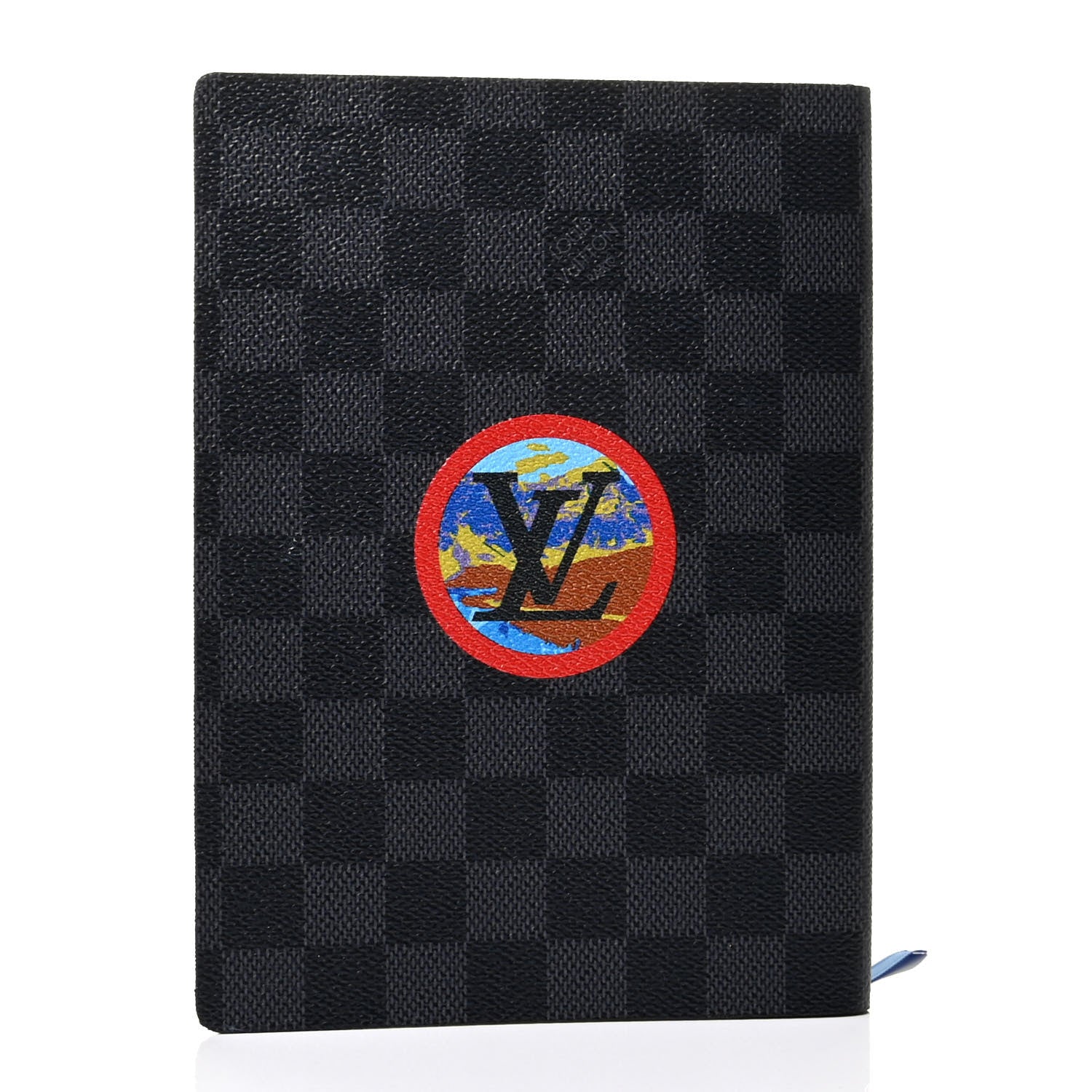Louis Vuitton Damier Graphite Alps Patches Clemence Notebook MM 2 of 5