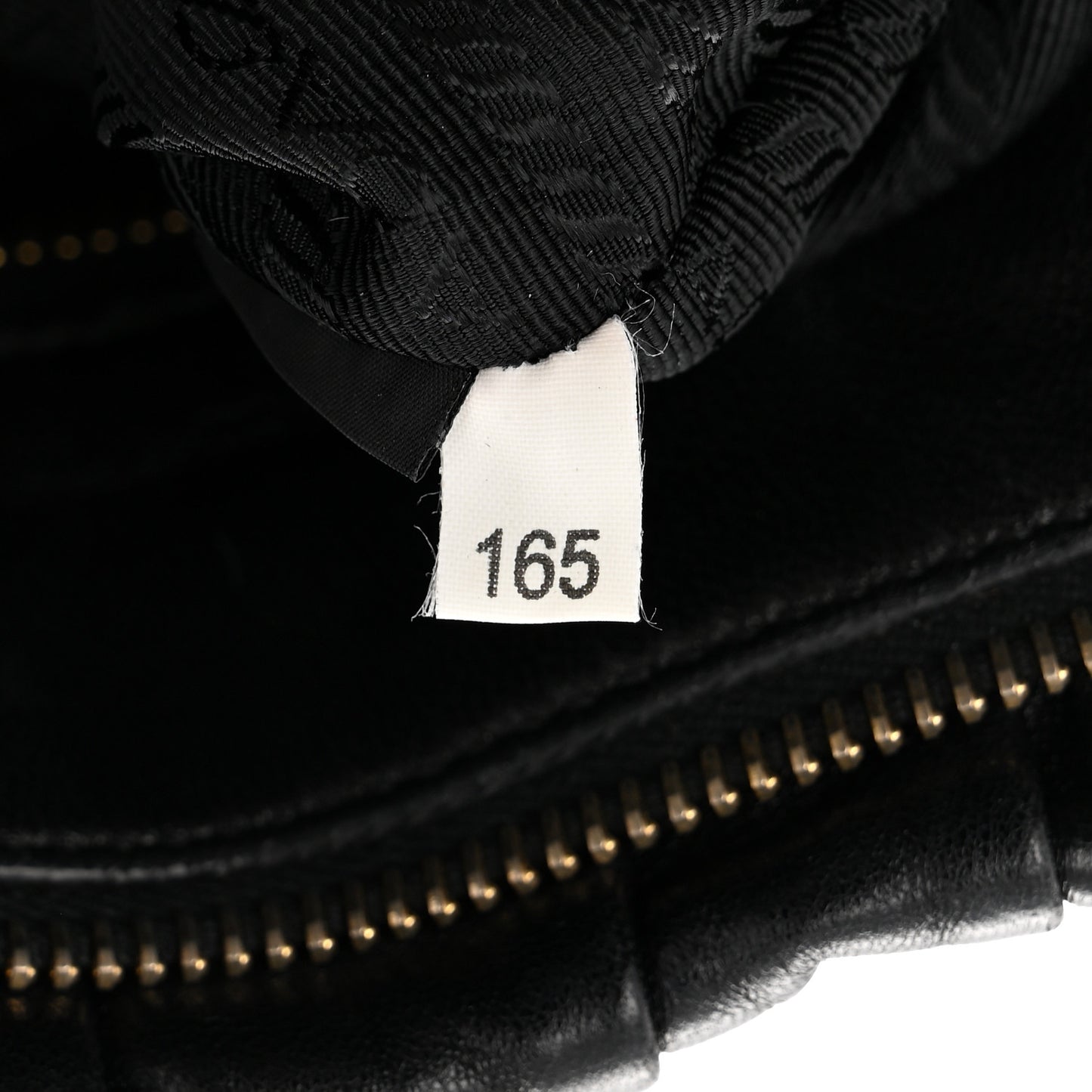 Nappa Gaufre Shopping Satchel Black
