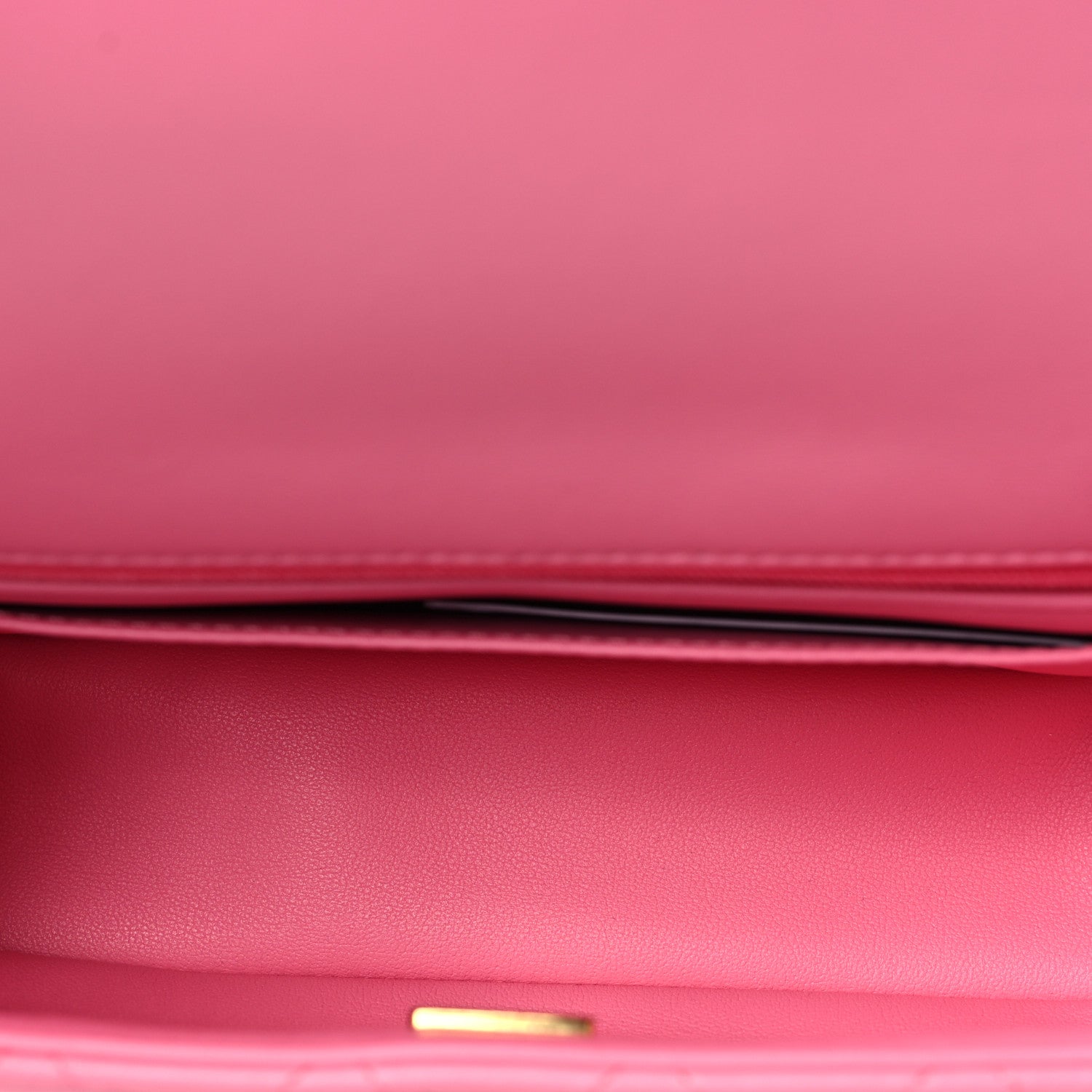 Chanel Lambskin Quilted Mini Top Handle Rectangular Flap Pink 5 of 8