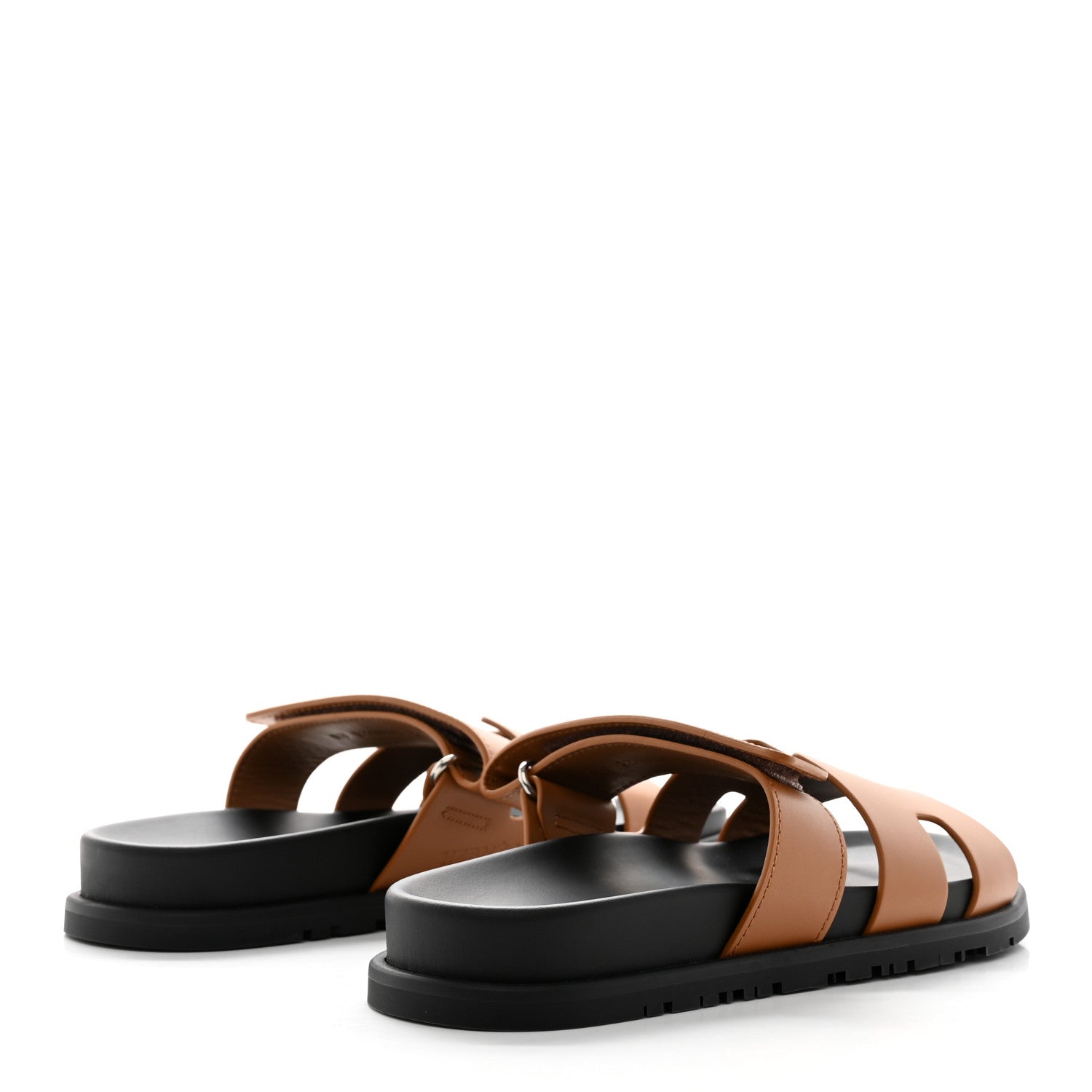 Hermes Calfskin Womens Chypre Sandals 39 Natural 4 of 10