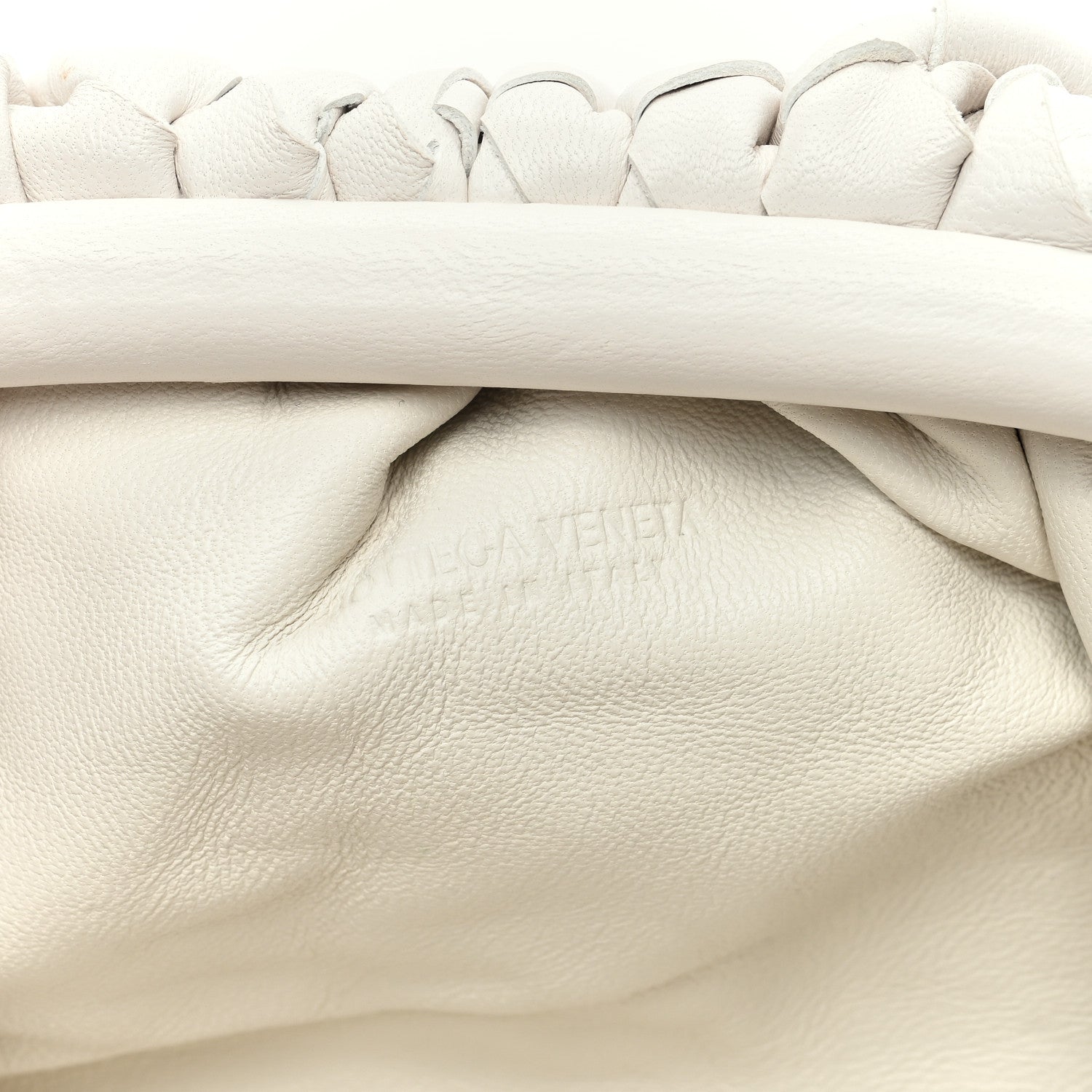 Bottega Veneta Nappa Intrecciato Studded The Mini Pouch Chalk 5 of 8