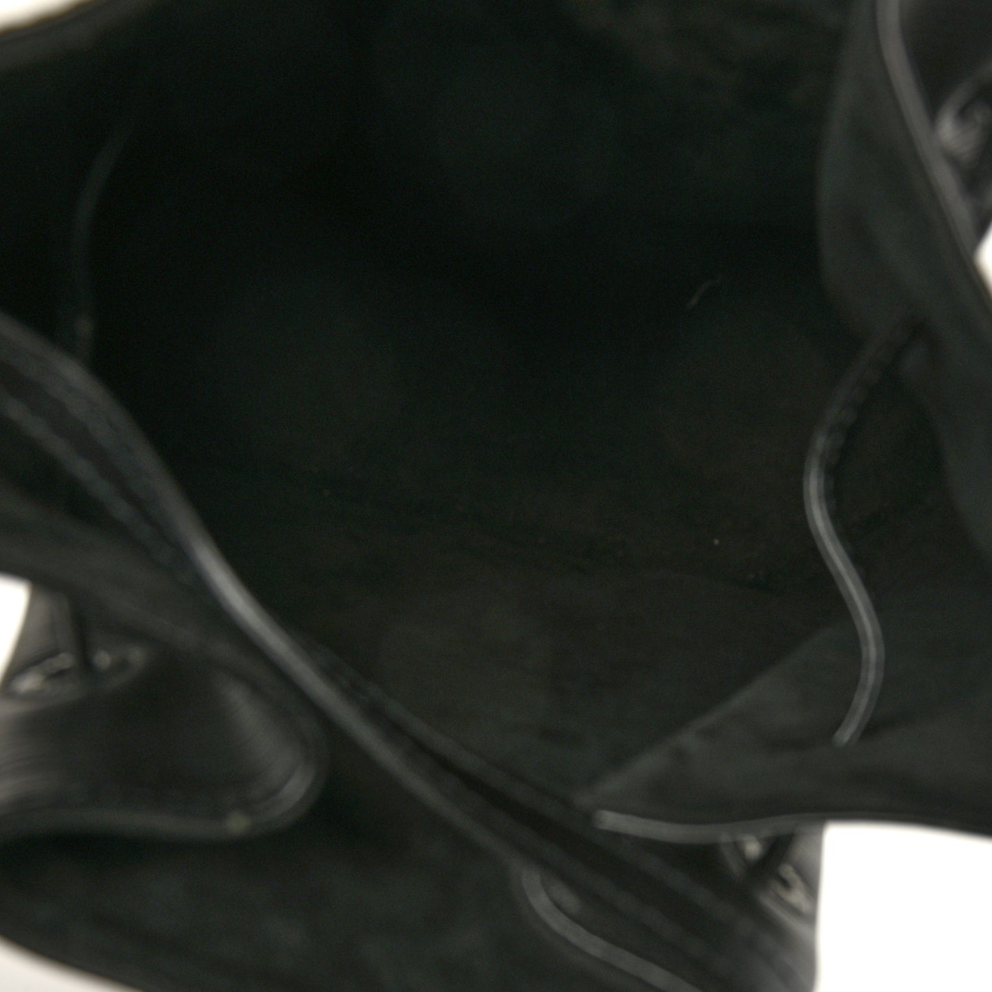 Epi Sac a Dos Drawstring Bag Black