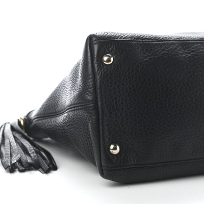Gucci Cellarius Calfskin Small Soho Top Handle Satchel Black 7 of 10