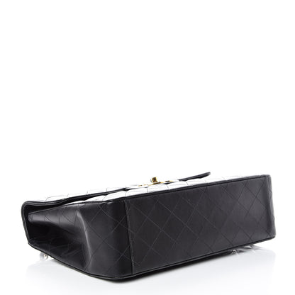 Chanel Lambskin Quilted XL Jumbo Single Flap Black 4 of 12