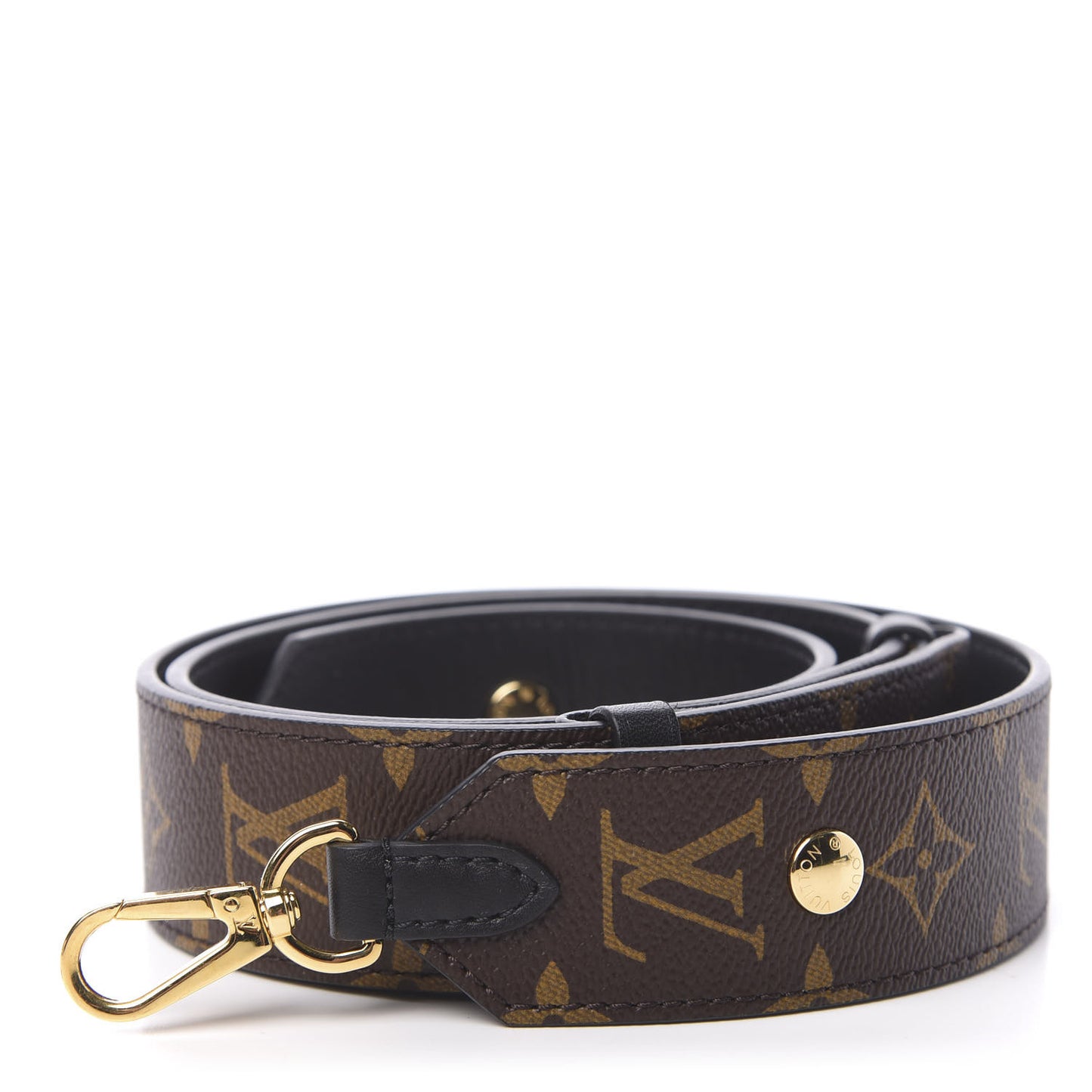 Monogram Adjustable Bandouliere Shoulder Strap Black