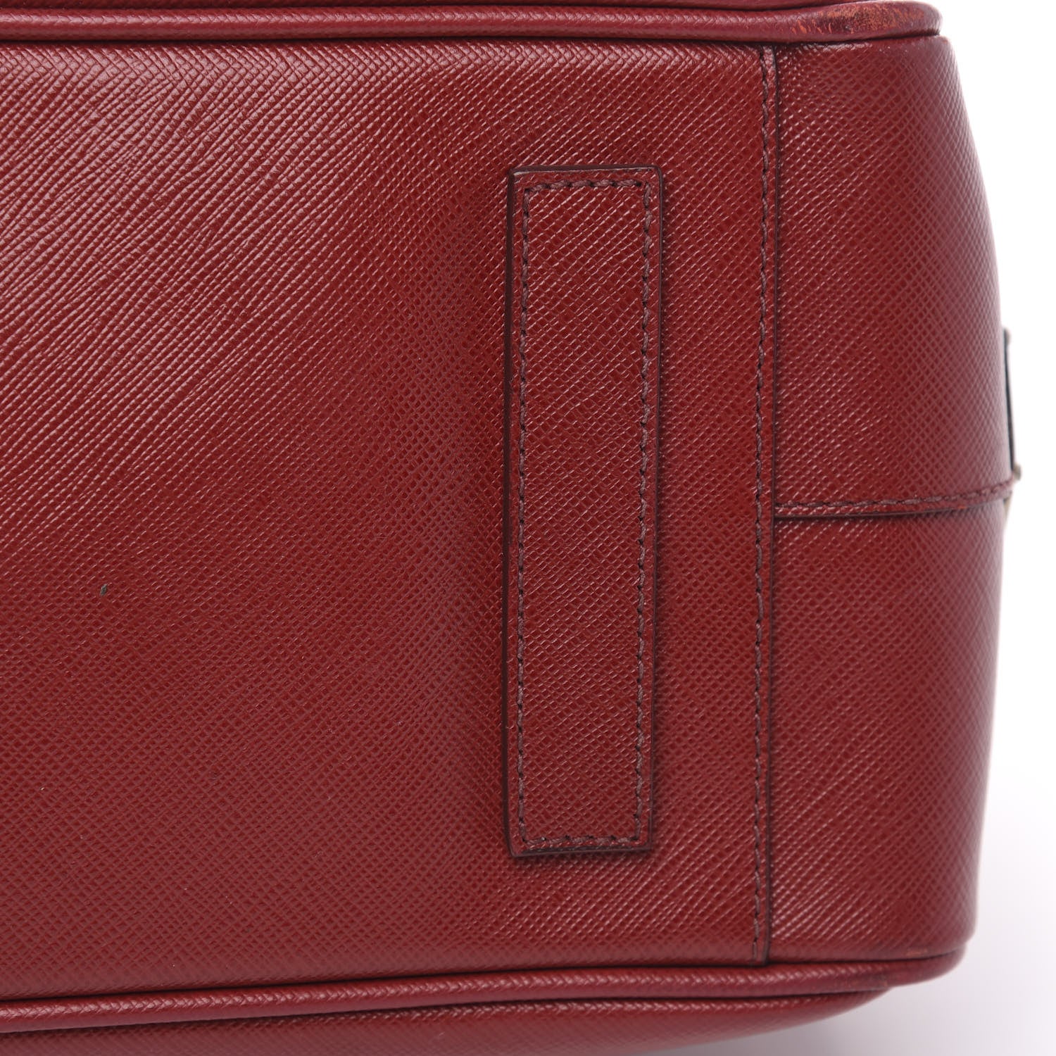 Prada Saffiano Travel Briefcase Rubino 11 of 14