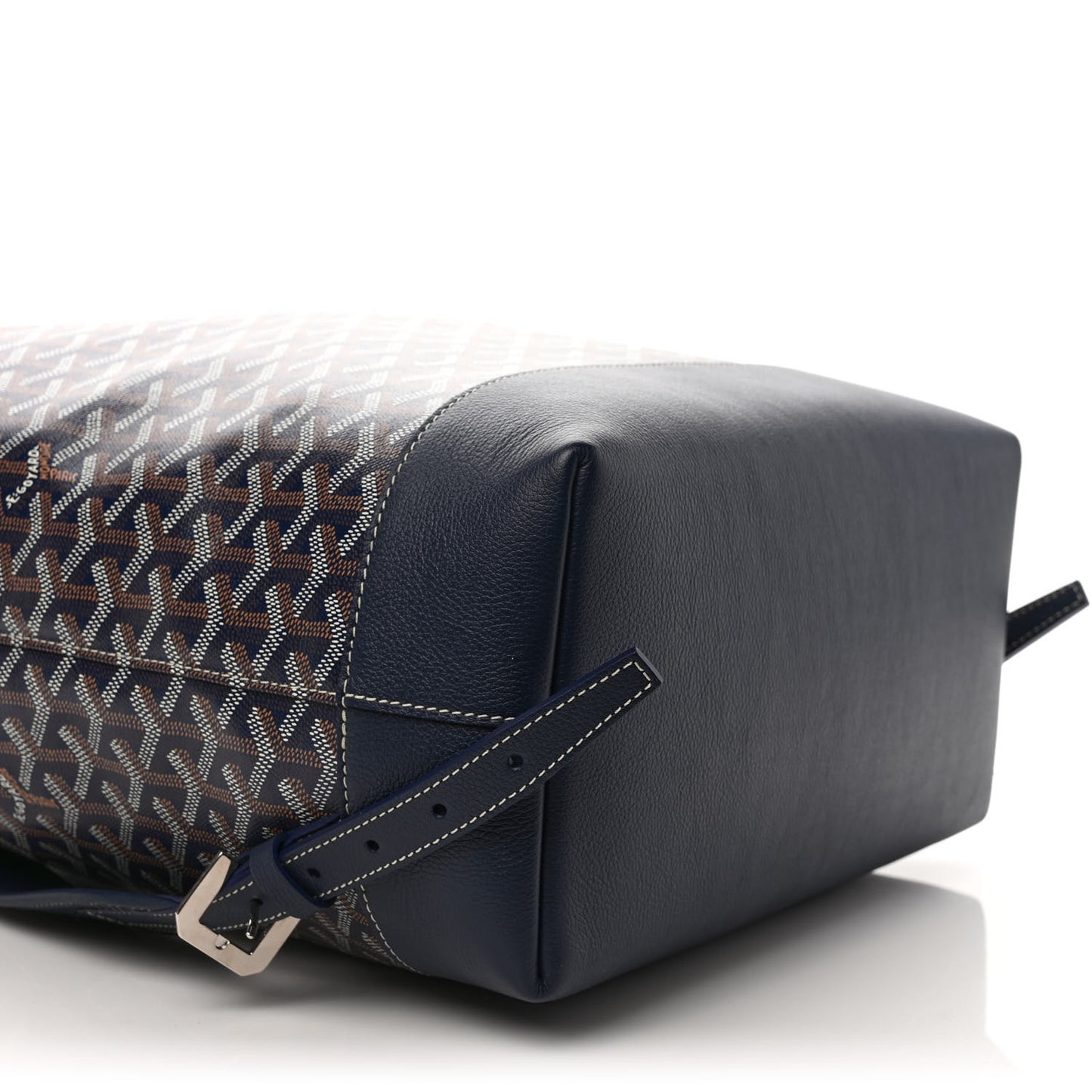 Goyardine Calfskin Cisalpin Backpack Navy Blue