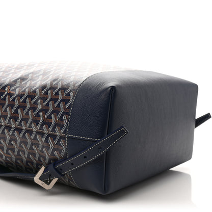 Goyard Goyardine Calfskin Cisalpin Backpack Navy Blue 7 of 8
