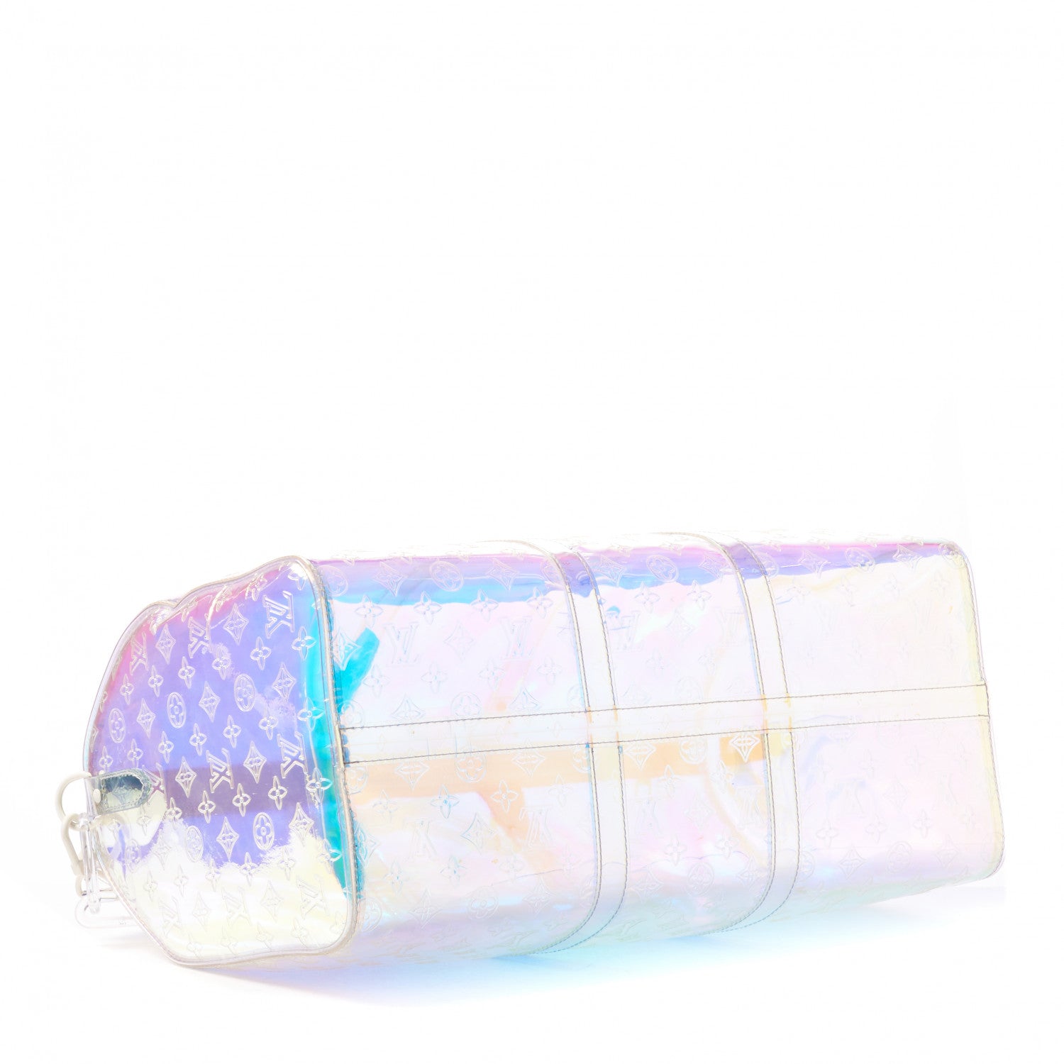 Louis Vuitton PVC Monogram Keepall Bandouliere 50 Iridescent Prism 3 of 7