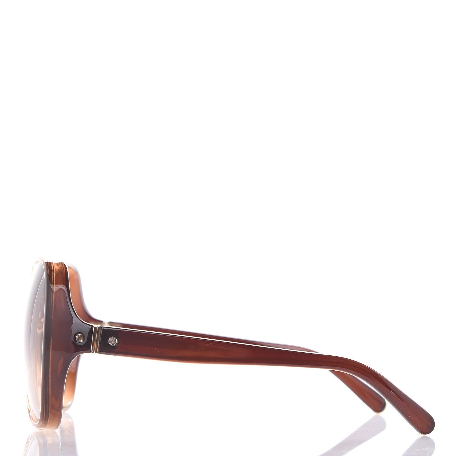 Chloe Misha Retro Round Sunglasses CE718S Brown 454072 – FASHIONPHILE