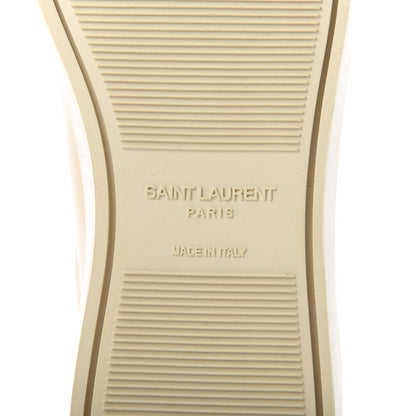 Saint Laurent Calfskin Andy Low Top Sneakers 36 Dark Coquille 8 of 11