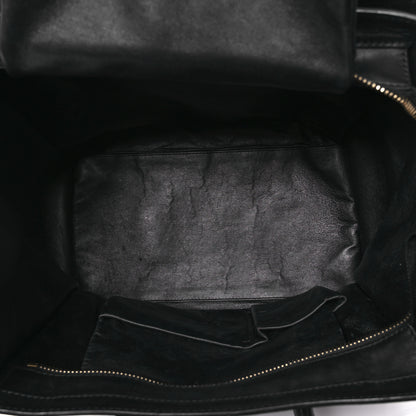 Celine Smooth Calfskin Mini Luggage Black 5 of 12