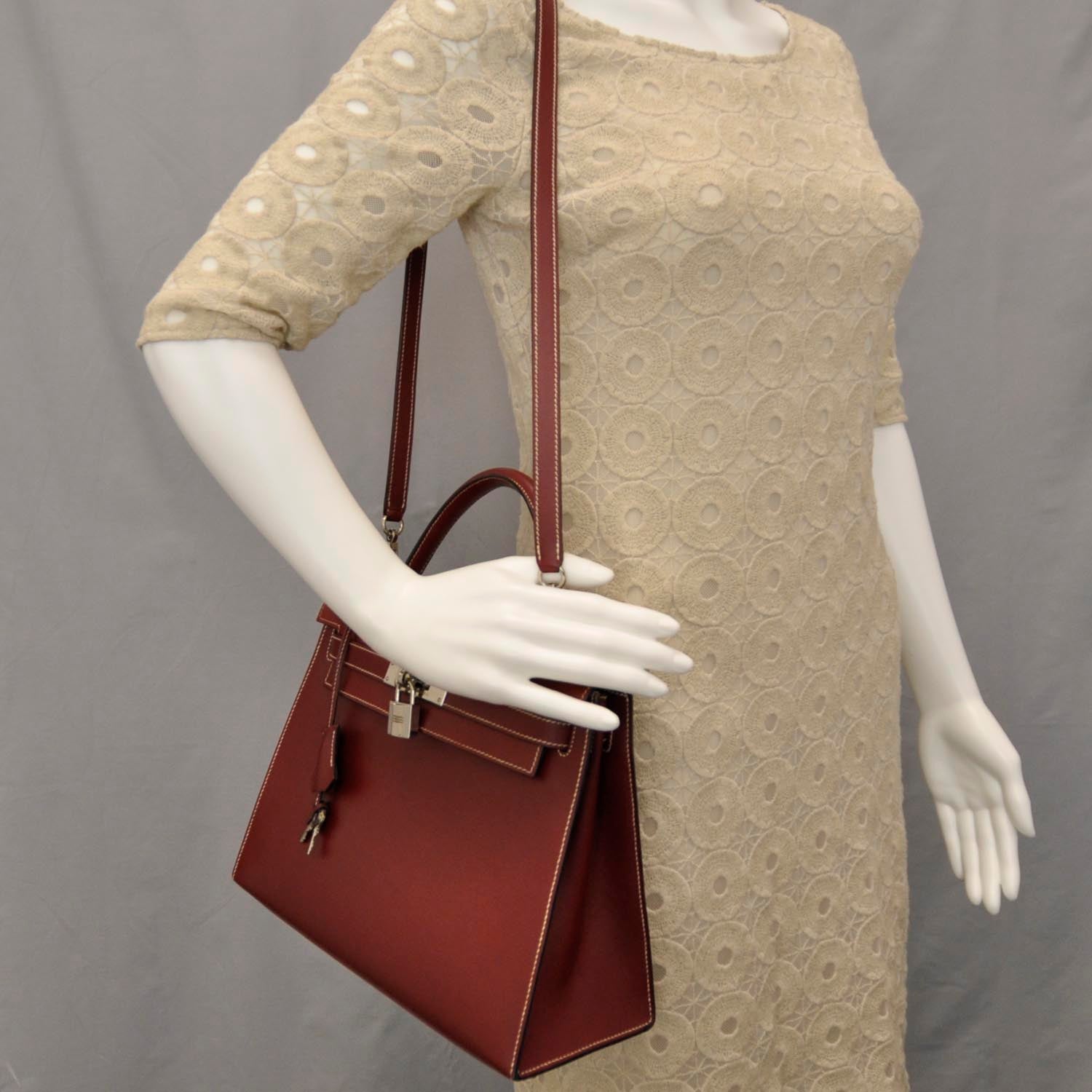 Hermes Chamonix Kelly Sellier 28 Rouge H 2 of 9