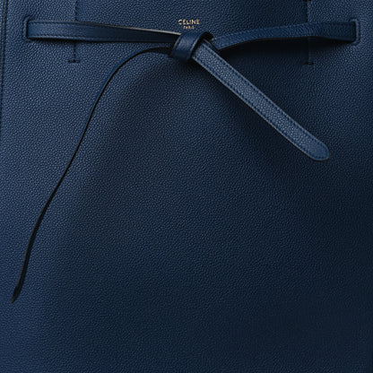 Celine Soft Grained Calfskin Medium Belt Cabas Phantom Deep Blue 8 of 10