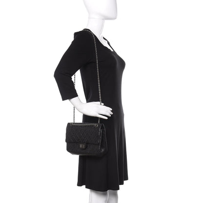 Chanel Aged Calfskin Quilted 2.55 Reissue 225 Flap Black 2 of 14