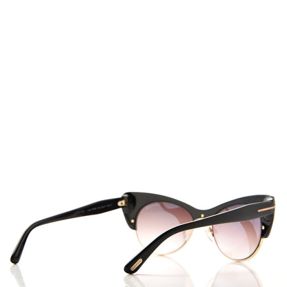 Tom Ford Lola Cat Eye Sunglasses TF387 Black 4 of 9