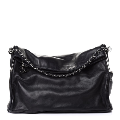 Chanel Lambskin Ultimate Soft Hobo Black 1 of 5