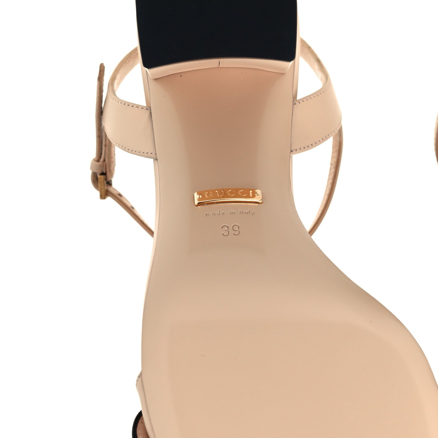 Gucci Lifford Calfskin GG Marmont Ankle Wrap 75mm Sandals 39 Skin Rose 8 of 10