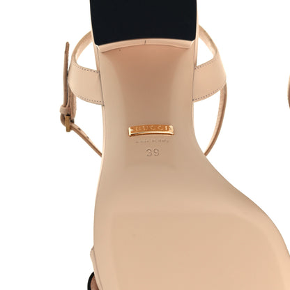 Gucci Lifford Calfskin GG Marmont Ankle Wrap 75mm Sandals 39 Skin Rose 8 of 10