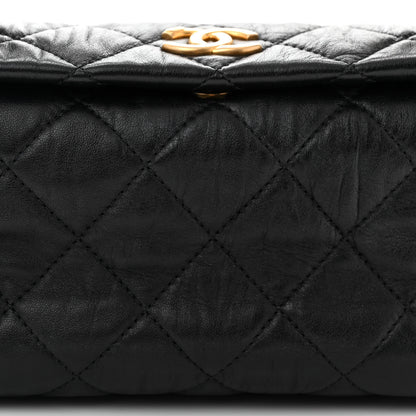 Chanel Crumpled Lambskin Quilted Small CC Links Shoulder Bag Black 8 of 11