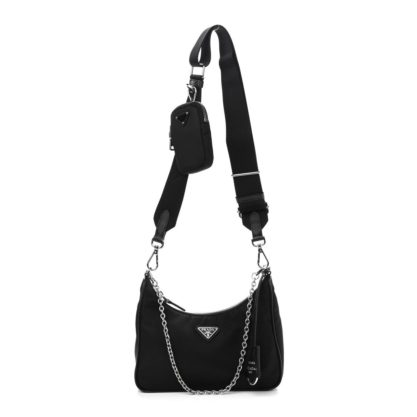 Nylon Re-Edition 2005 Shoulder Bag Black