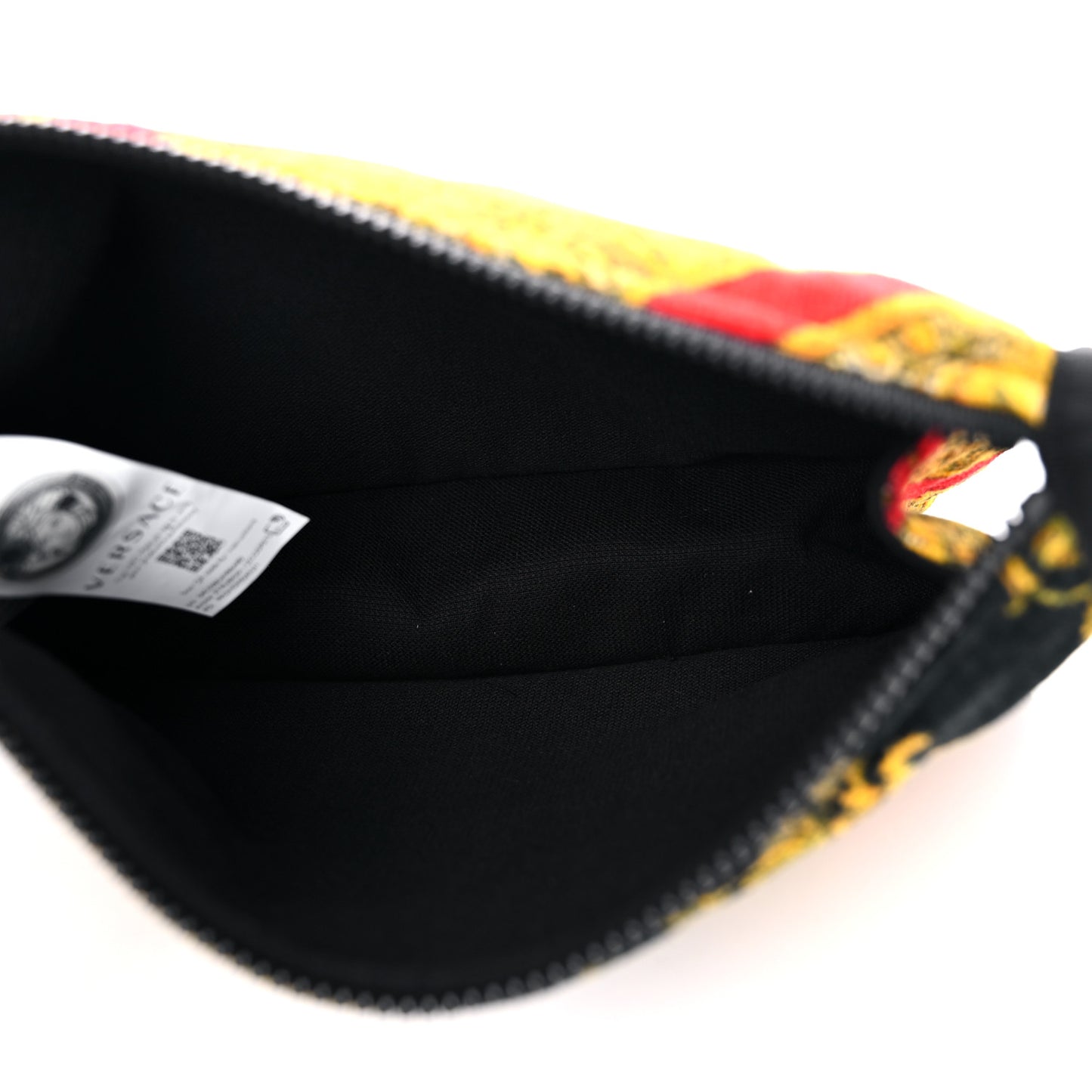 Baroque Print Icon Pouch Red