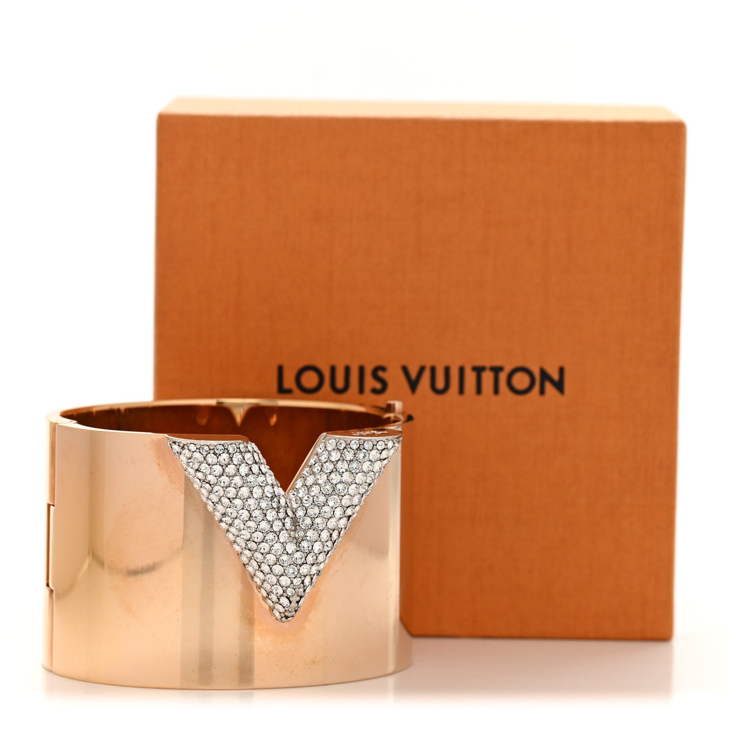Crystal Essential V Cuff Gold