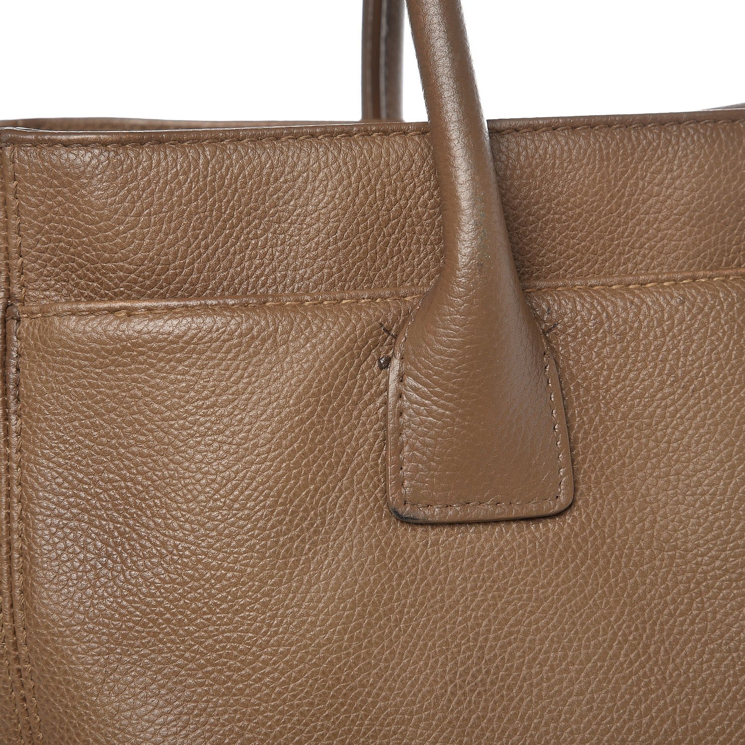 Chanel Calfskin Tall Cerf Tote Brown 7 of 21