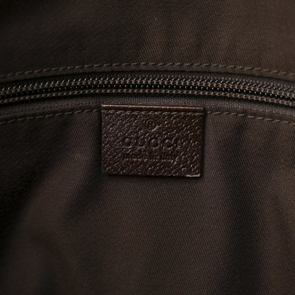 Gucci Monogram Web Medium Flap Messenger Beige Dark Brown 6 of 12