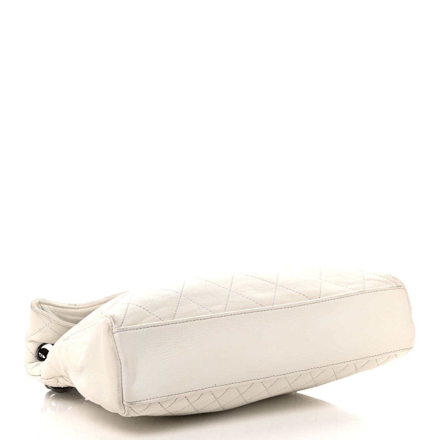 Chanel Lambskin Quilted New Lock Flap White 4 of 12