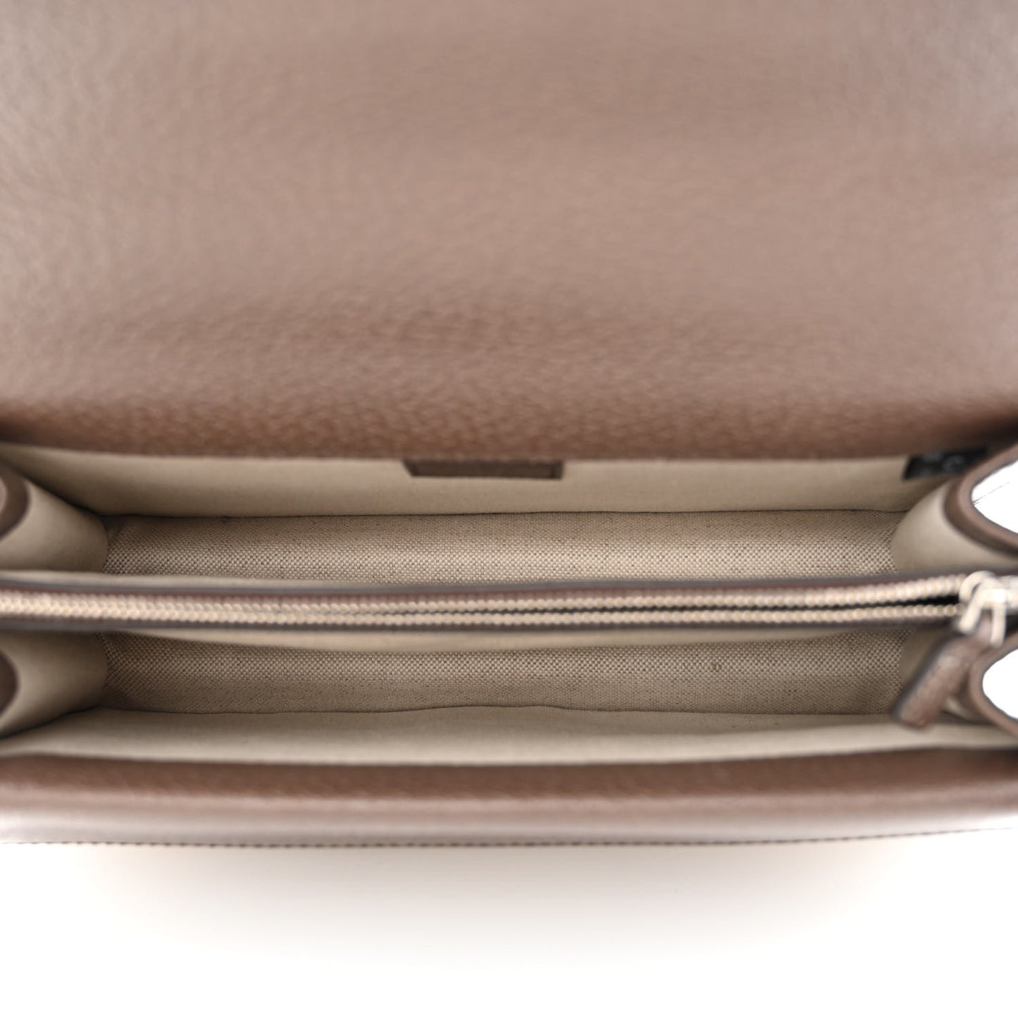 Monogram Jumbo GG Textured Dollar Calfskin Small Dionysus Shoulder Bag Camel Ebony New Acero
