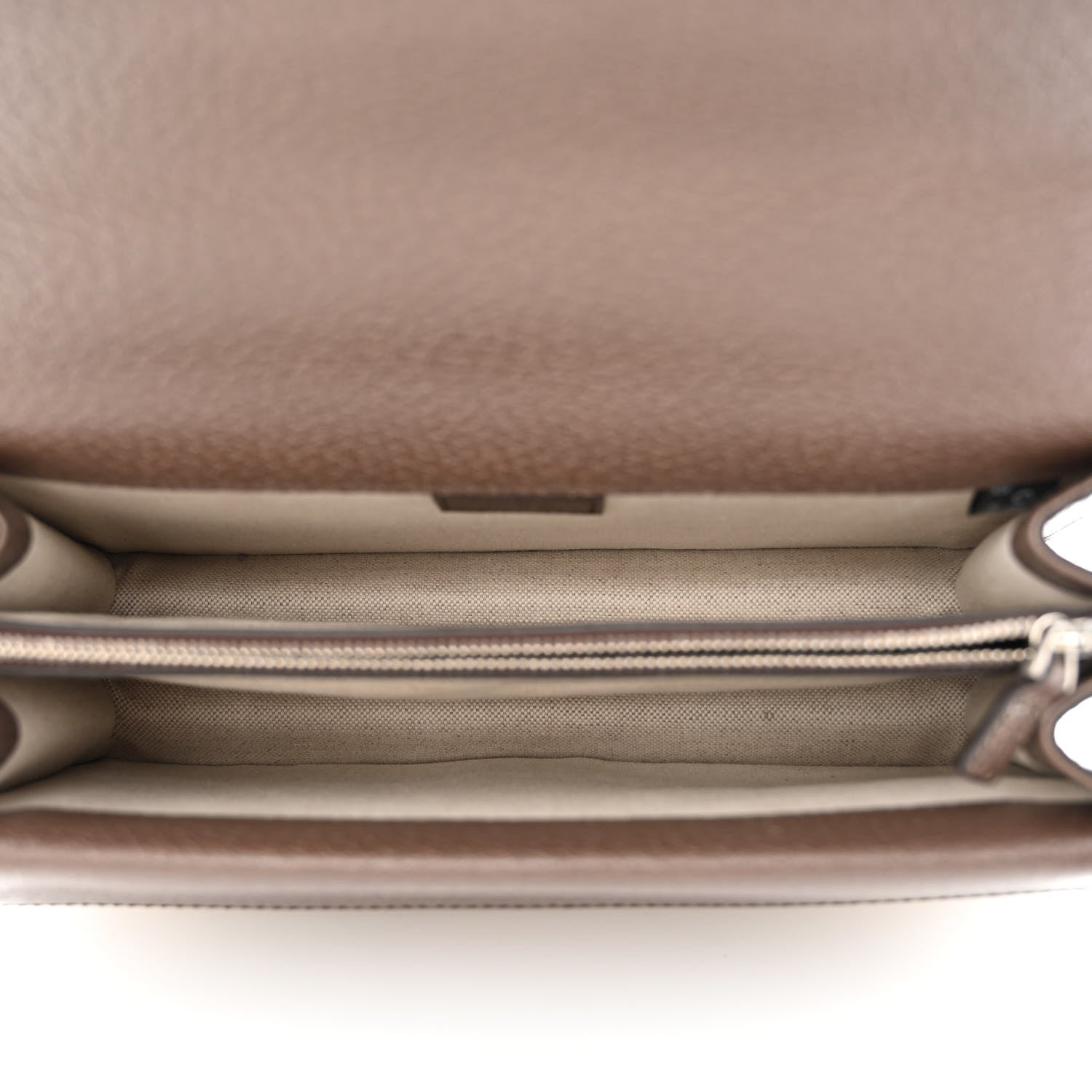 Gucci Monogram Jumbo GG Textured Dollar Calfskin Small Dionysus Shoulder Bag Camel Ebony New Acero 5 of 10