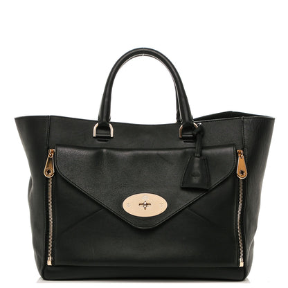 Mulberry Silky Calf Medium Willow Tote Black 1 of 6
