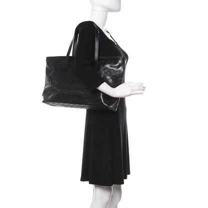 Gucci Imprime Monogram Medium Zippered Shopping Tote Black 2 of 10