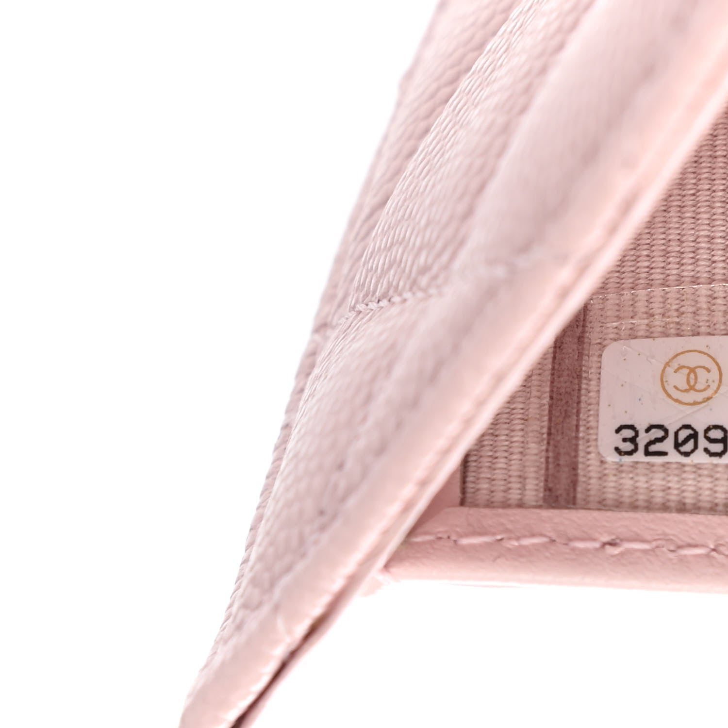 Chanel Caviar Quilted Compact Flap Wallet Light Pink 7 of 10