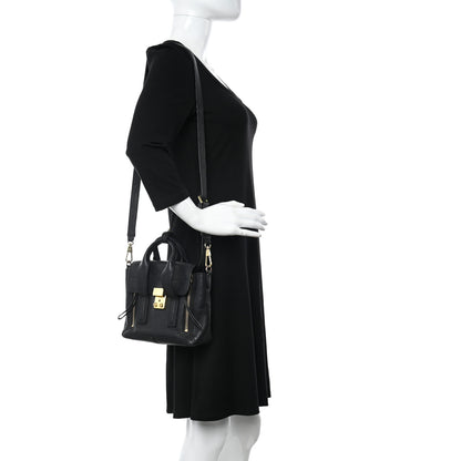 3.1 Phillip Lim Textured Calfskin Mini Pashli Satchel Black 2 of 20