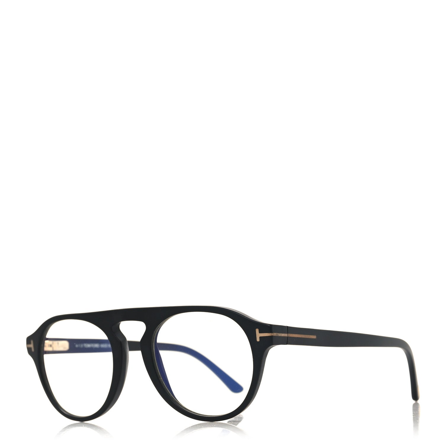 Tom Ford Clip On Aviator Sunglasses TF5533-B Black 1 of 10