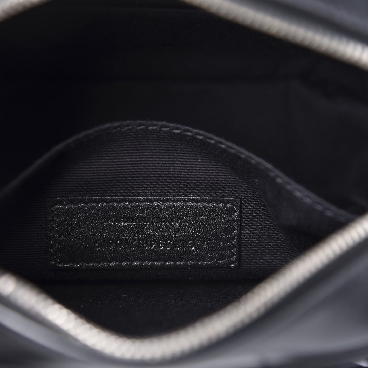 Calfskin Matelasse Monogram Lou Belt Bag Black