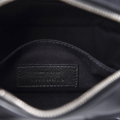 Saint Laurent Calfskin Matelasse Monogram Lou Belt Bag Black 9 of 10