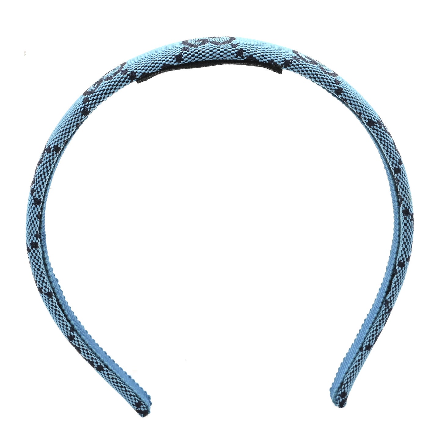 GG Canvas Headband Blue