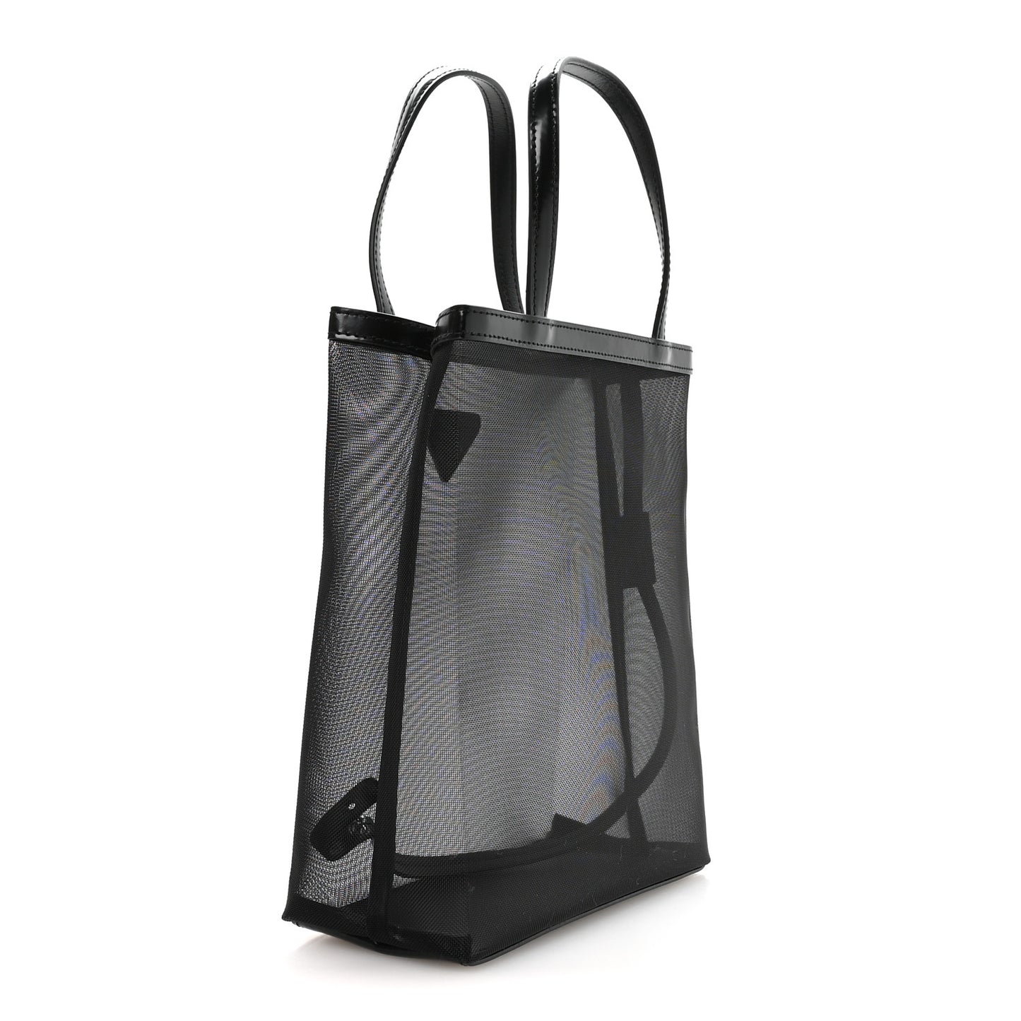 Mesh Small Tote Bag Black