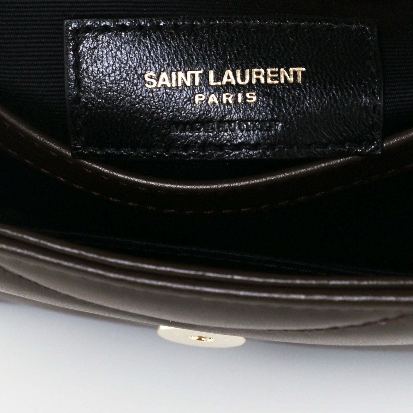 Calfskin Y Quilted Monogram Toy Loulou Crossbody Bag Earth