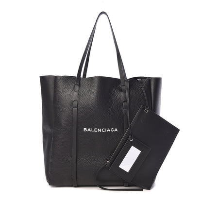 Balenciaga Pebbled Calfskin Medium Everyday Tote Black 1 of 9