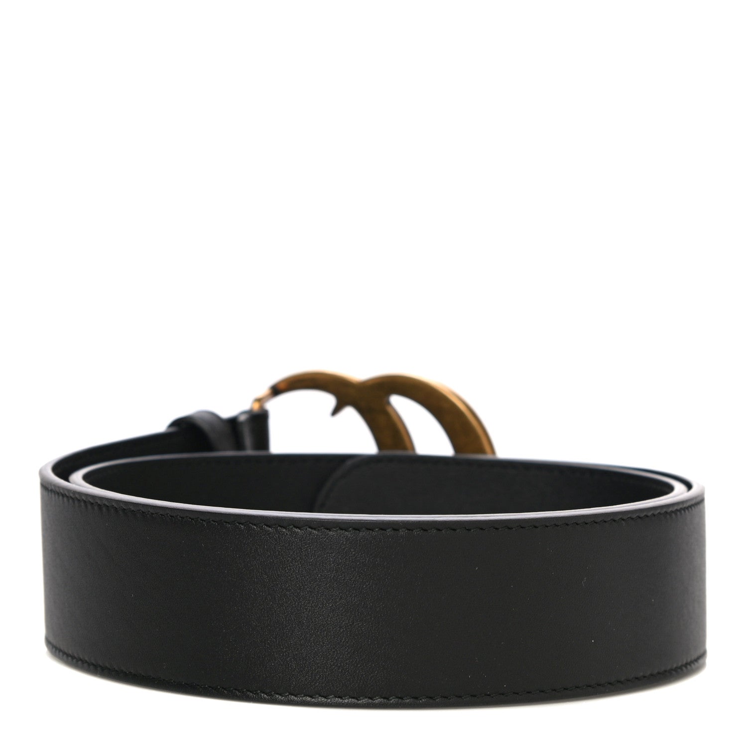 Gucci Calfskin Double G 40mm Belt 80 32 Black 2 of 12