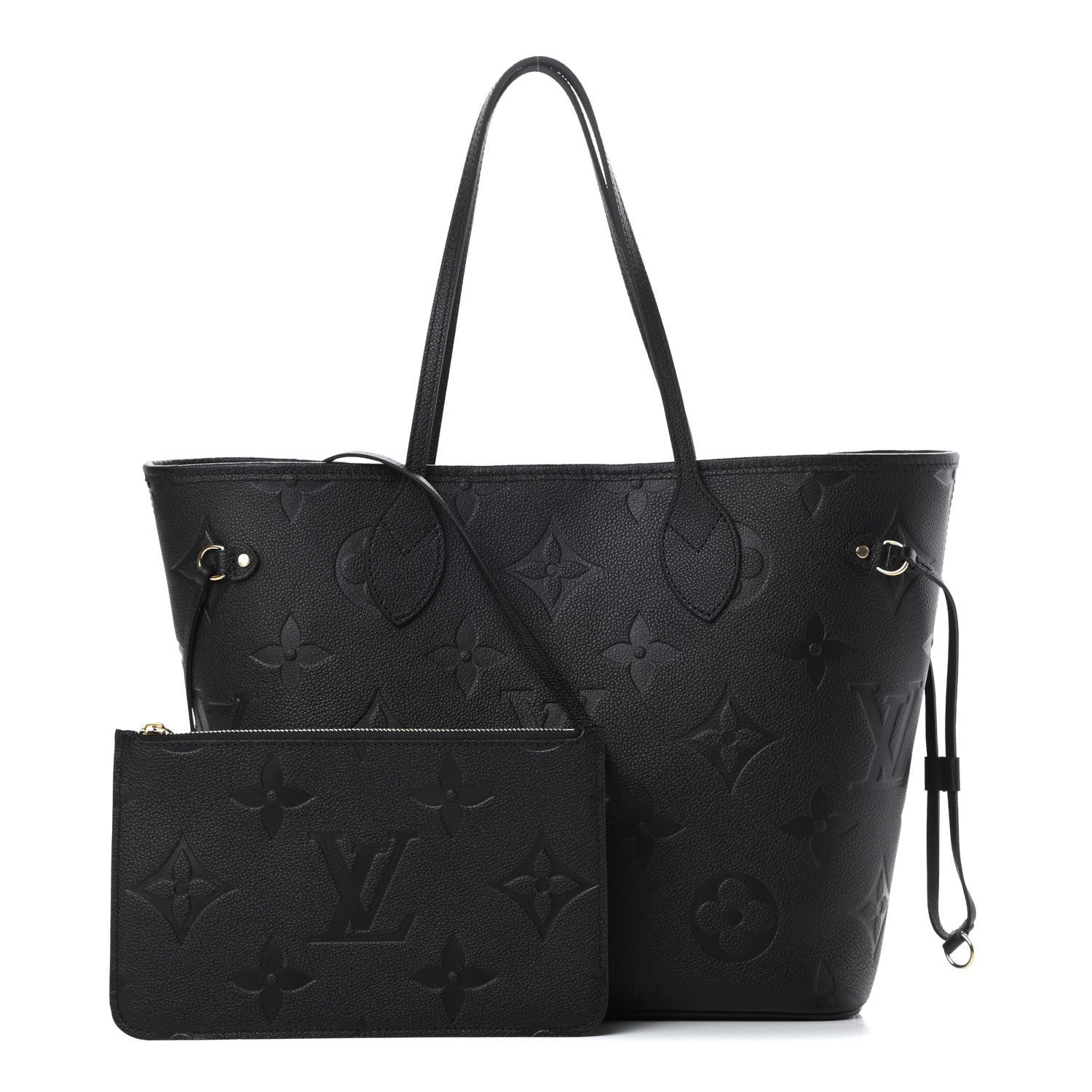 Louis Vuitton Empreinte Monogram Giant Neverfull MM Black 1 of 11