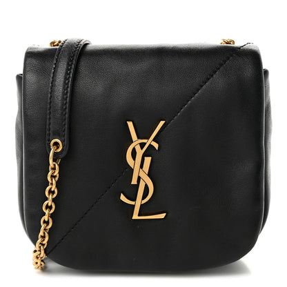 Saint Laurent Lambskin Patchwork Monogram Nano Jamie 4.3 Black 8 of 10